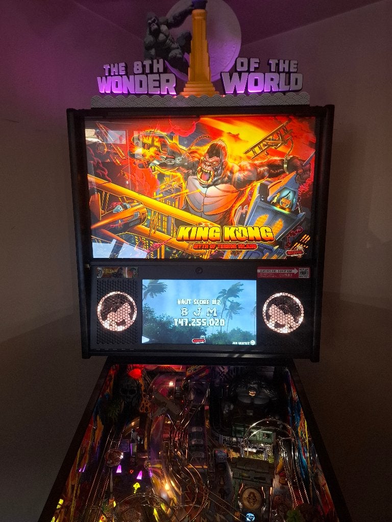 Flipper king kong premium, Verzamelen, Automaten | Flipperkasten, Ophalen, Zo goed als nieuw