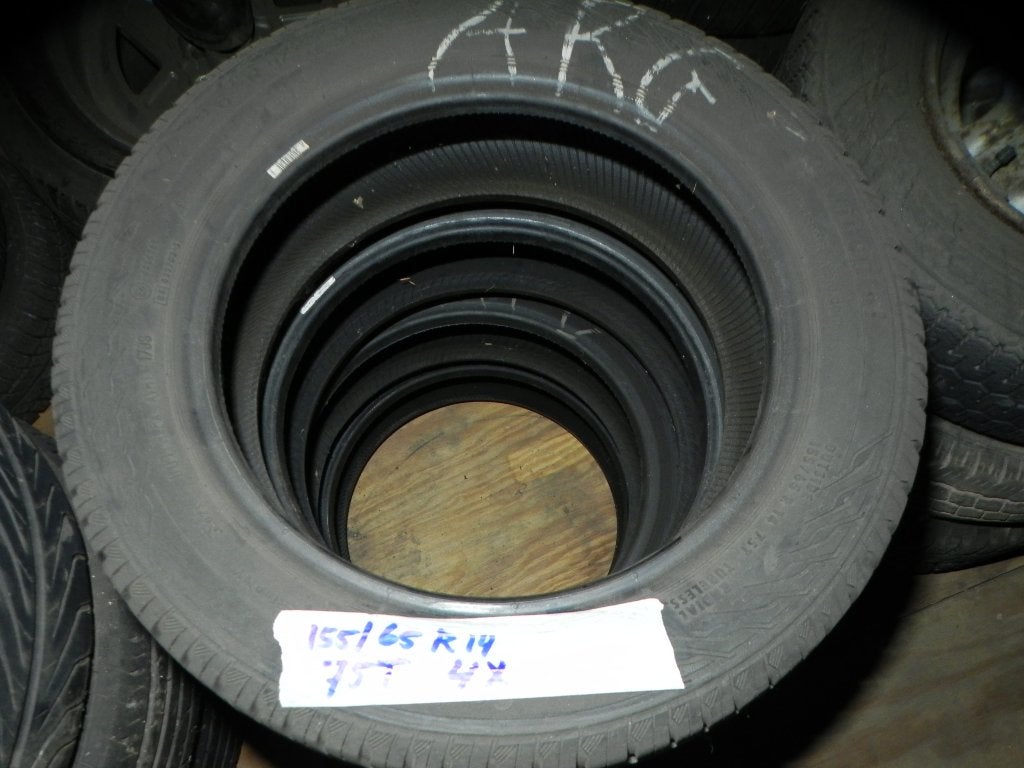 Banden 4 x 155x65 R 14 75T Continental, Ophalen