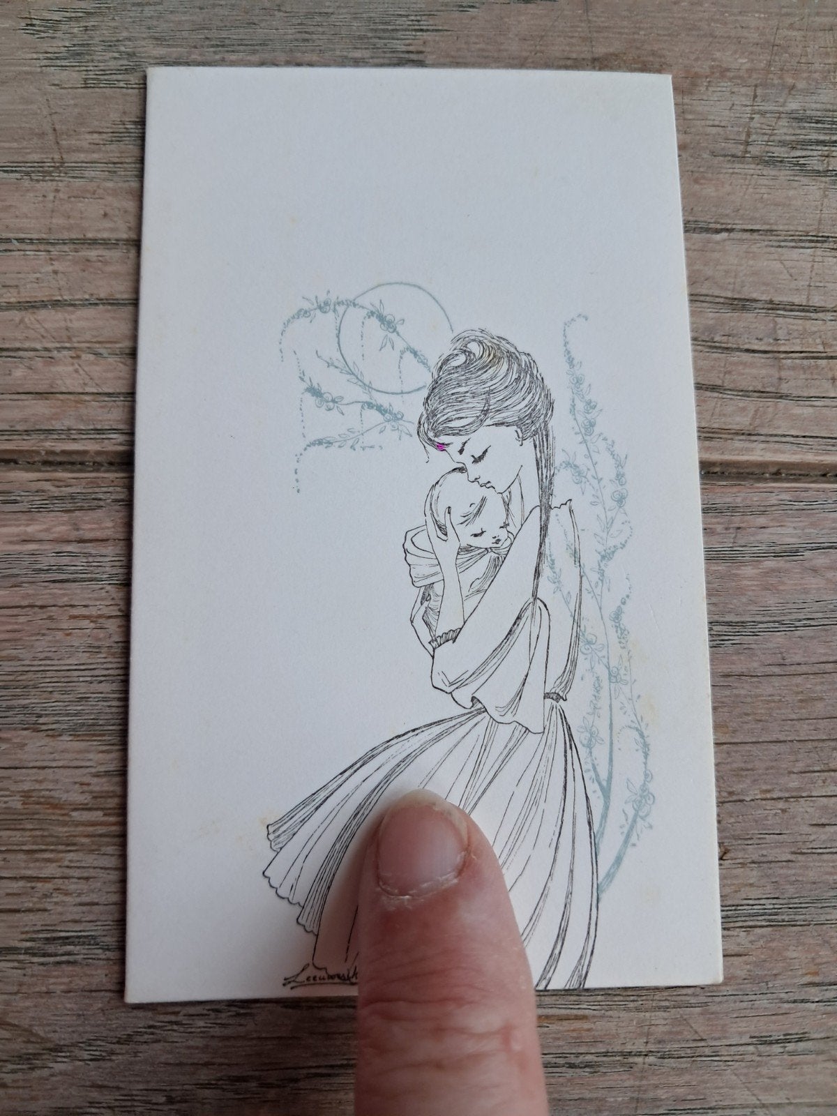 Faire-part de naissance rétro : Geert Van De Keer, 1966, Hui, Collections, Cartes de naissance & Cartes de visite, Enlèvement ou Envoi