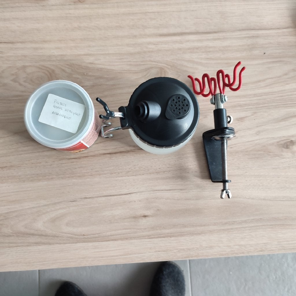 Lot aérographe – pot de nettoyage neuf + support + filtres, Hobby & Loisirs créatifs, Enlèvement ou Envoi, Neuf, Autres types