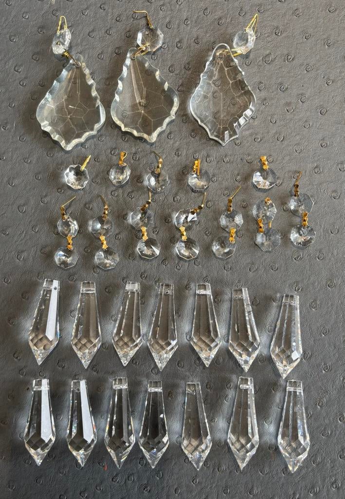Kristal onderdelen luchter, Ophalen of Verzenden