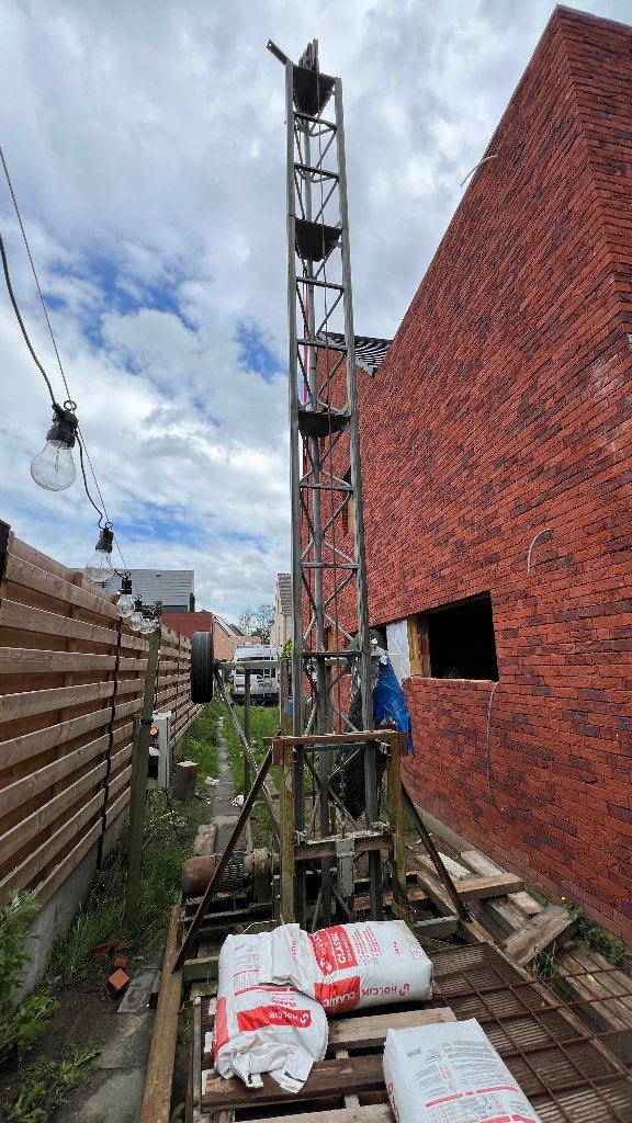 Bouwlift, Bricolage & Construction, Monte-charges, Enlèvement, Utilisé, Ascenseur de chantier