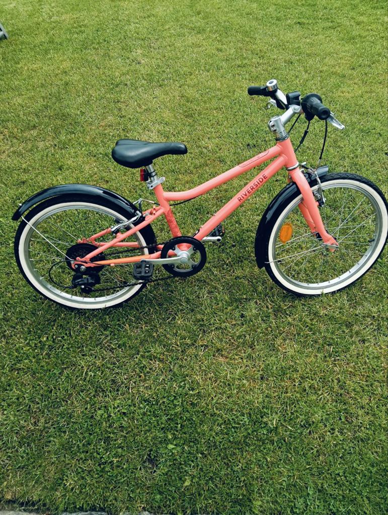 B'twin meisjesfiets 20 inch RIVERSIDE, Enlèvement, 20 pouces, Vitesses