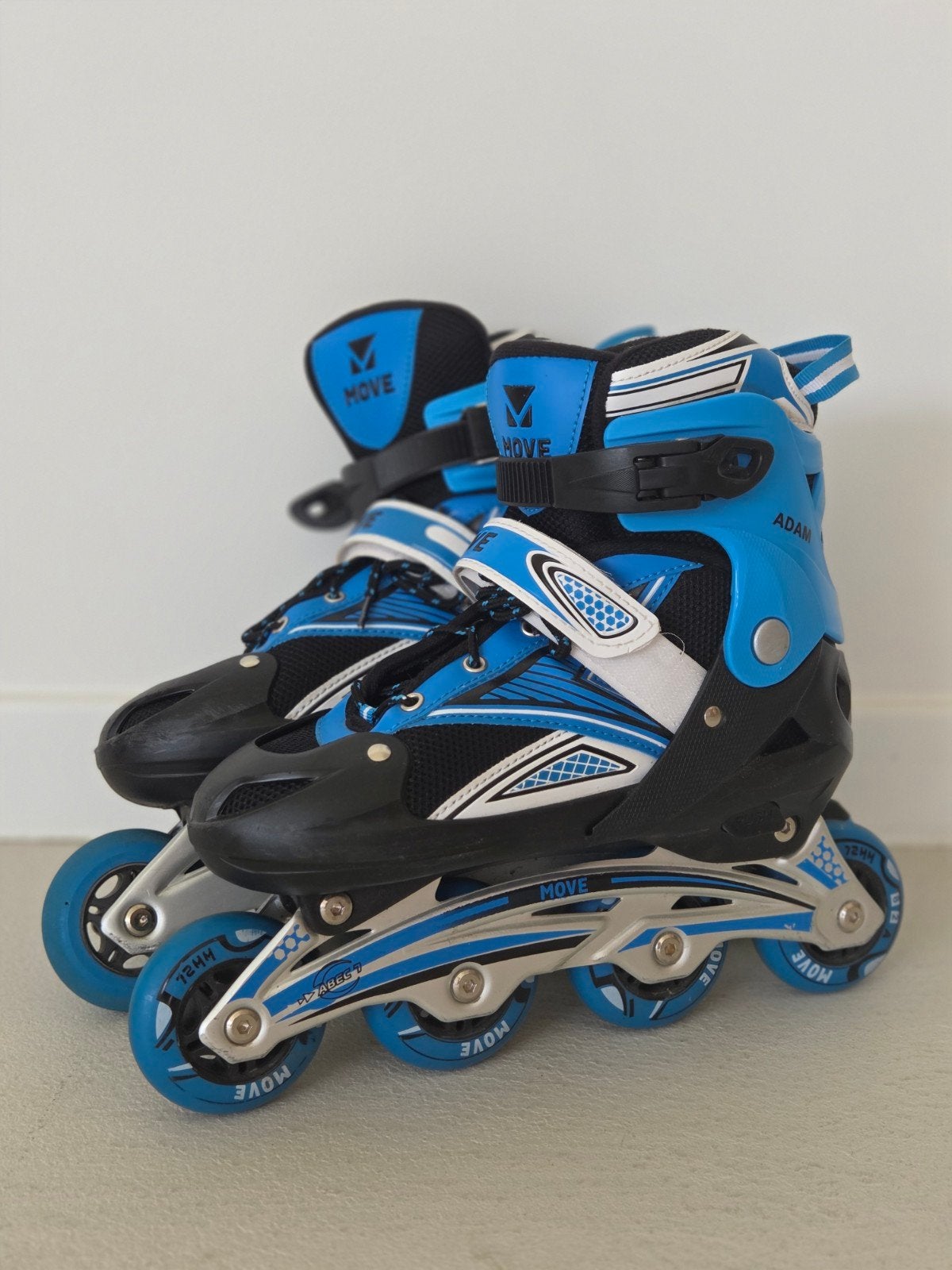 Skeelers inline skates maat 38-40 blauw zwart, Sport en Fitness, Skeelers, Ophalen
