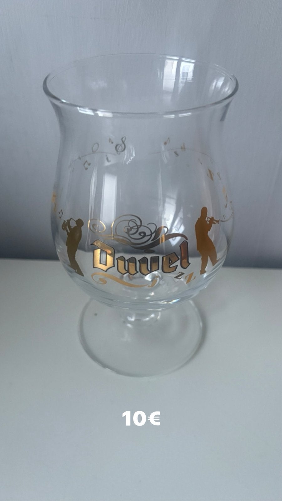 DUVEL glas voor verzamelaars, JAZZ, Ophalen of Verzenden, Zo goed als nieuw, Duvel