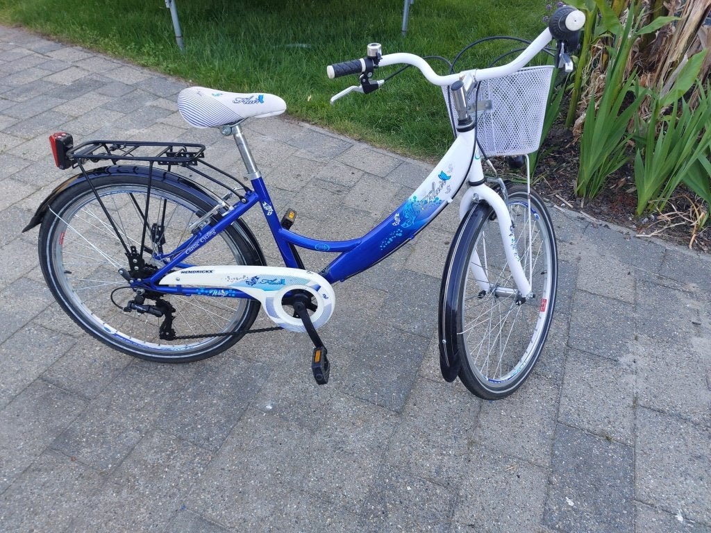 kinderfiets, 24 inch, Velgrem, Versnellingen, Zo goed als nieuw