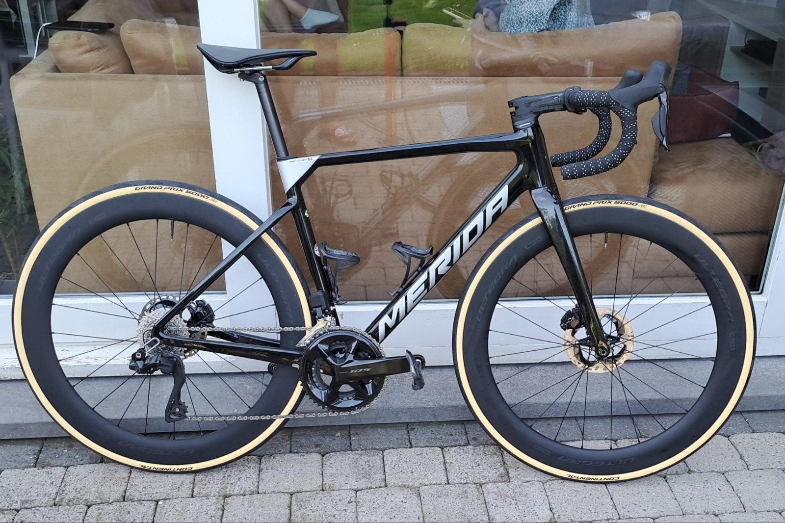 Merida Scultura 105 Di2 (2023) – Maat S – Shimano Ultegra C6, Fietsen en Brommers, 28 inch, Gebruikt, Carbon, 49 tot 53 cm