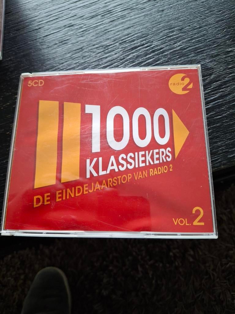 5 cd box 1000 klassiekers  de eindejaarstop radio 2 vol 2, Cd's en Dvd's, Ophalen of Verzenden