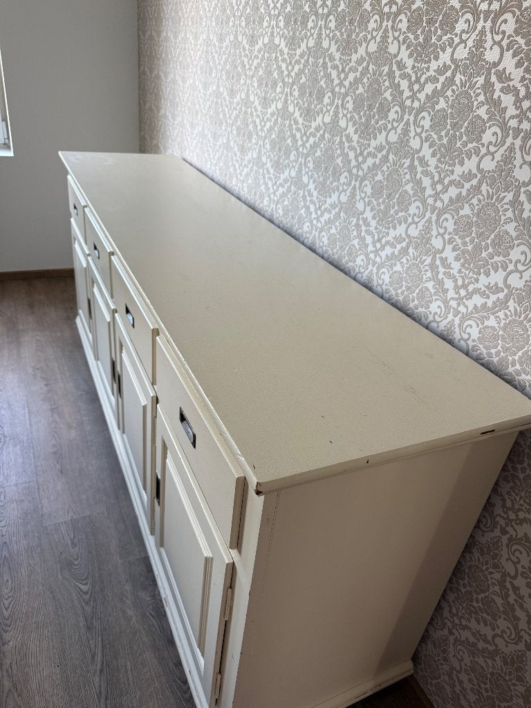 Dressoir, Huis en Inrichting, Kasten | Dressoirs, Ophalen, Gebruikt, Teakhout, Met deur(en)