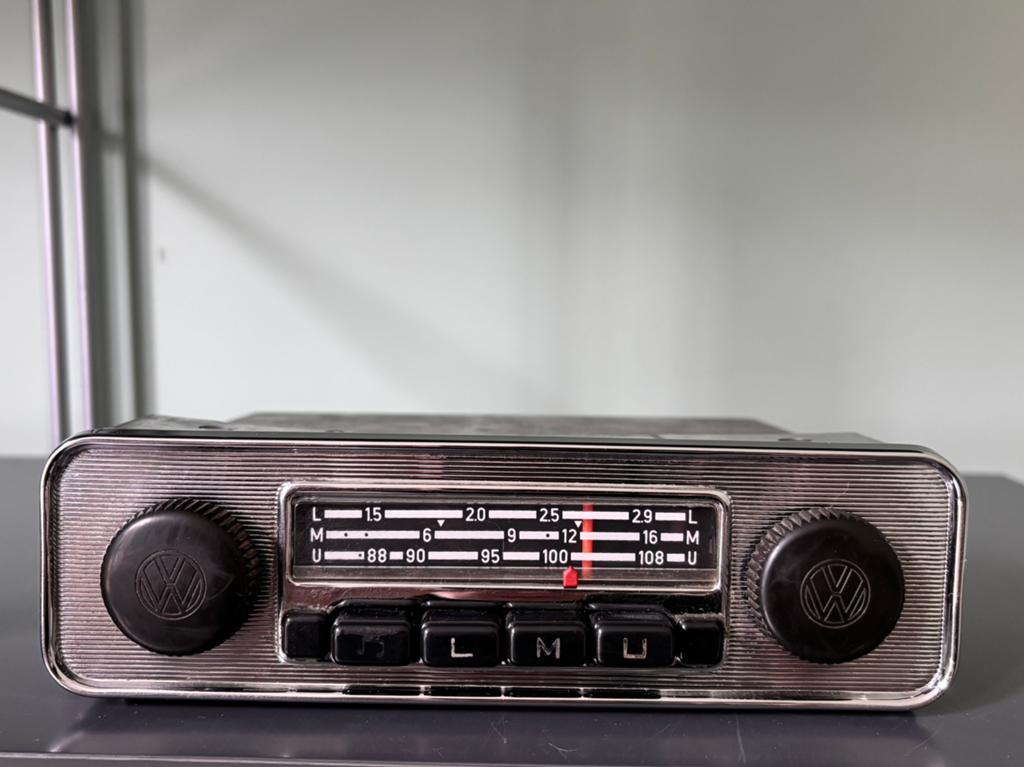 Vintage VW Kever Blaupunkt Emden 3 autoradio, Enlèvement, Utilisé