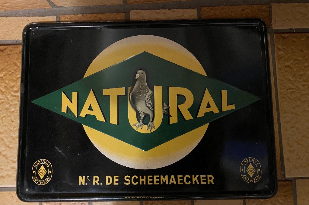 plaque en tôle de 1954, Collections, Enlèvement ou Envoi, Neuf
