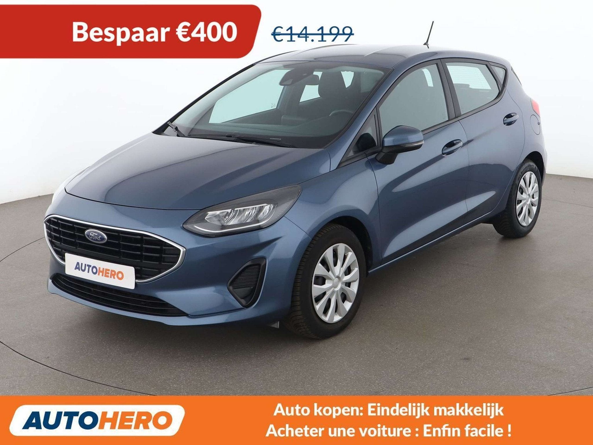 Ford Fiesta 1.0 EcoBoost Cool&Connect (bj 2022), Auto's, Stof, Gebruikt, https://public.car-pass.be/vhr/c30a6d17-08e6-4131-96e1-da7bf3fedd9b