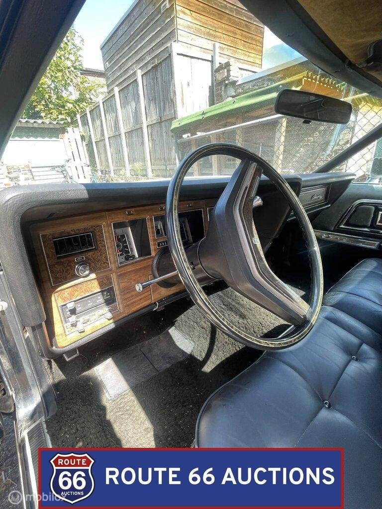 Lincoln Continental Mark IV | 1975 | Route 66 Auctions, Auto's, Zwart, Bedrijf, Handgeschakeld, Overige carrosserie