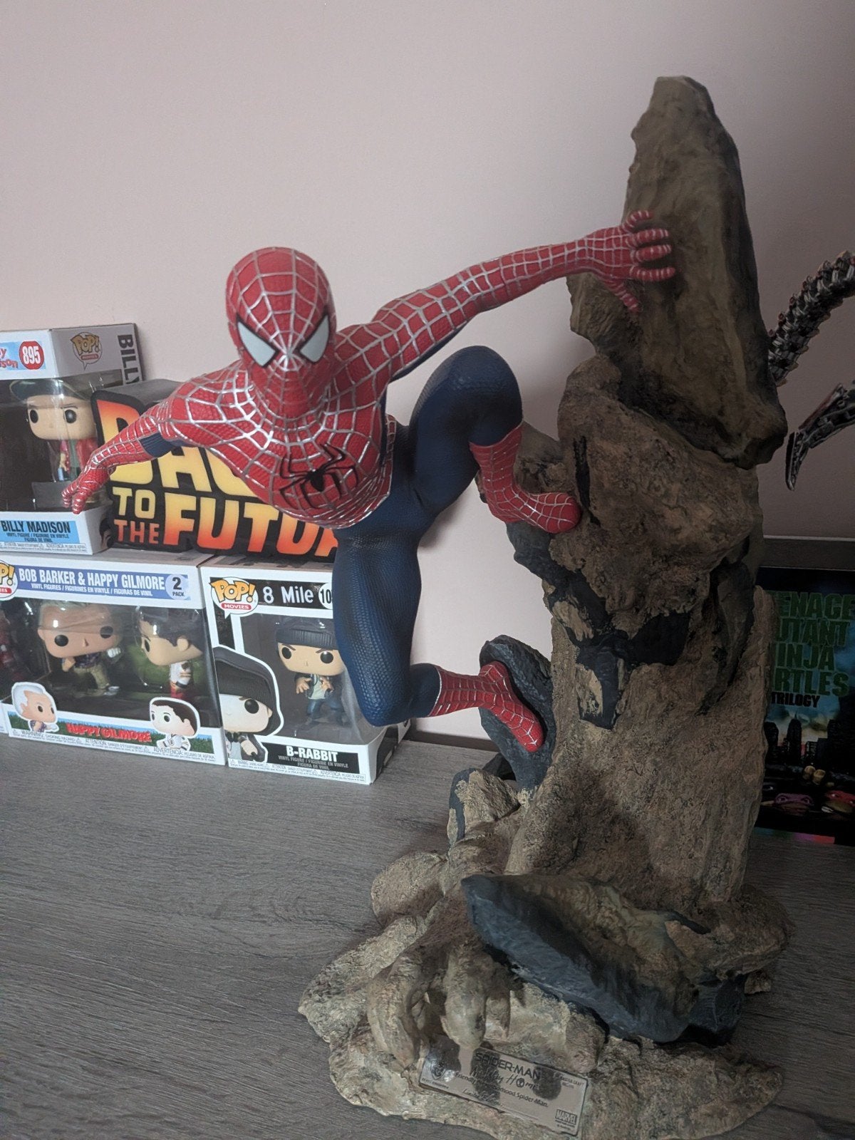 Statue Spiderman (Tobey), chef d'œuvre du Royaume des Bêtes, Collections, Enlèvement ou Envoi, Comme neuf, Film, Statue, Réplique ou Modèle