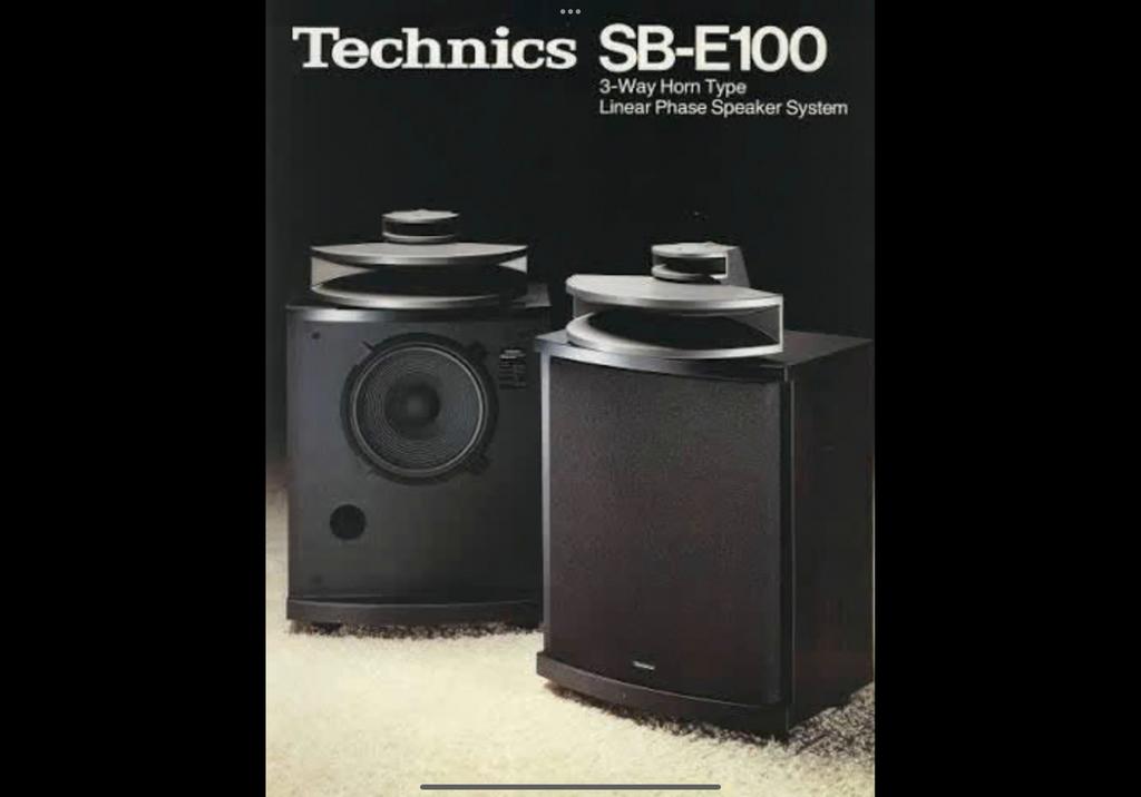 RECHERCHÉ ! TECHNICS SBE100 et TECHNICS SBE200, TV, Hi-fi & Vidéo, Enlèvement, Comme neuf