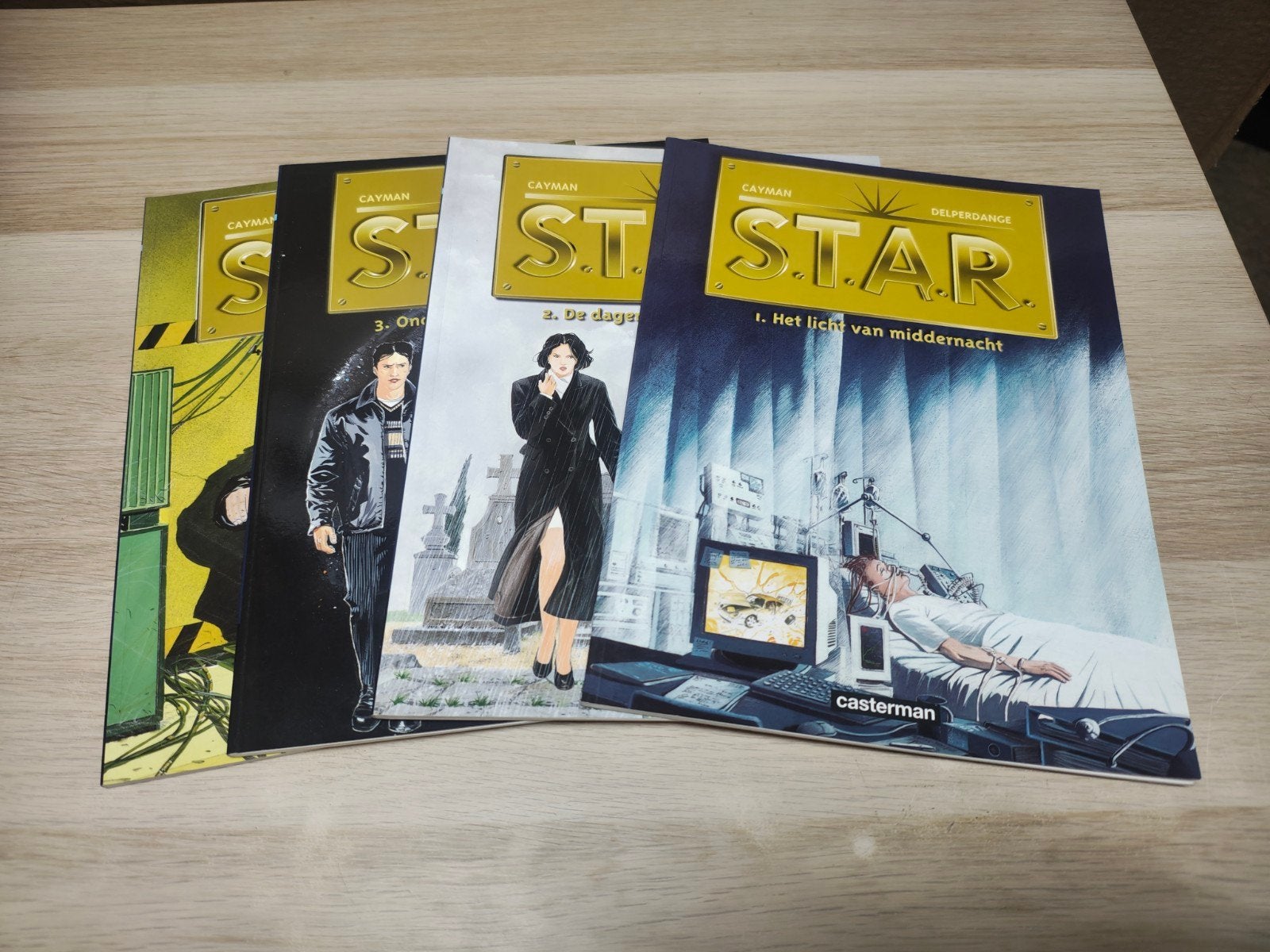4 x S.T.A.R. stripboeken, Boeken, Meerdere stripboeken, Ophalen of Verzenden, Gelezen, Cayman - Delperdange