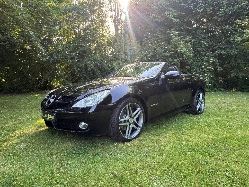 MERCEDES SLK 200 KOMPRESSOR CABRIO - TOPSTAAT - GARANTIE -, Auto's, Achterwielaandrijving, 4 cilinders, Cabriolet, 1796 cc