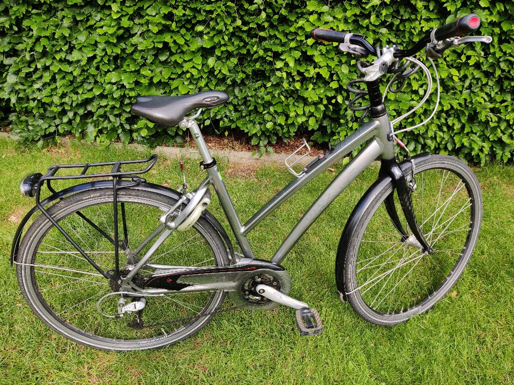 Sportieve damesfiets Gazelle (maat medium), Fietsen en Brommers, Ophalen, Velgrem, Versnellingen, Zo goed als nieuw