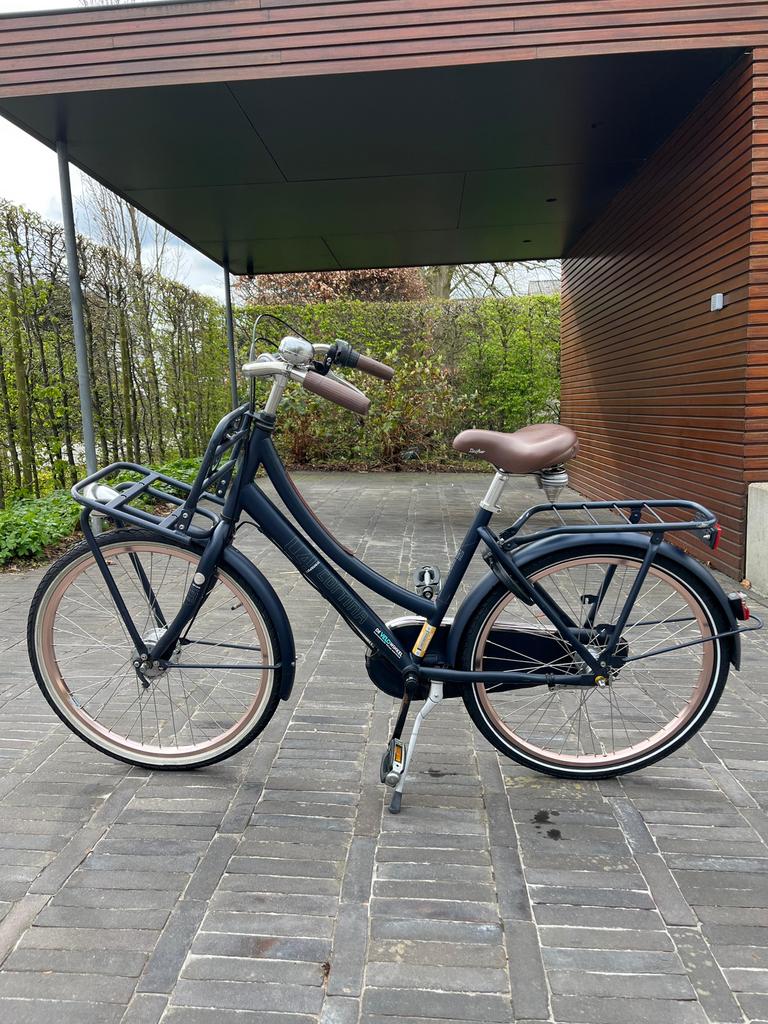 Meisjes fiets Cortina U4 Transport mini, Ophalen, Terugtraprem, 24 inch, Versnellingen