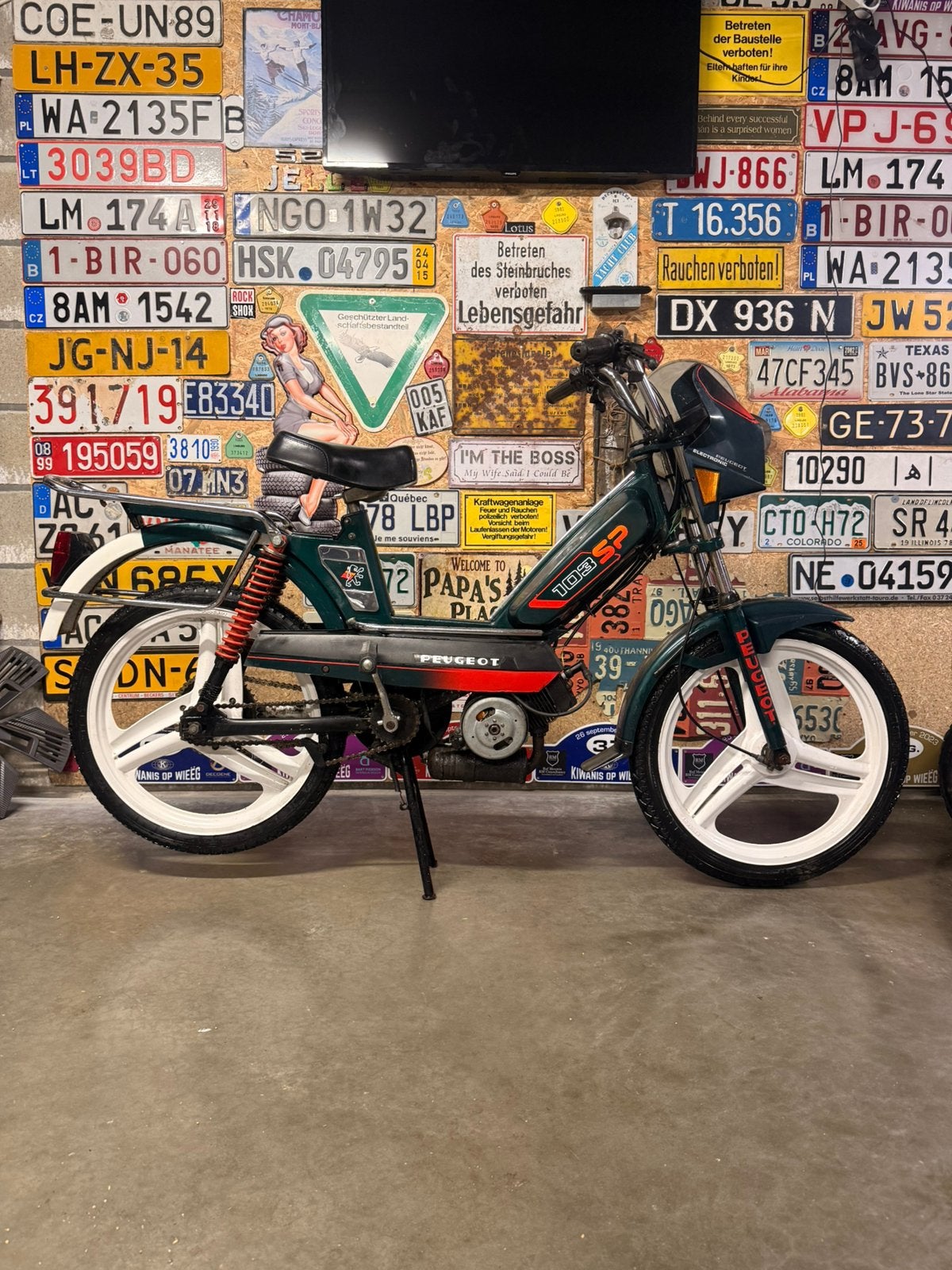 Te koop : Peugeot 103 SP, Fietsen en Brommers, Brommers | Peugeot, Ophalen, Overige modellen, Klasse B (45 km/u), Zo goed als nieuw