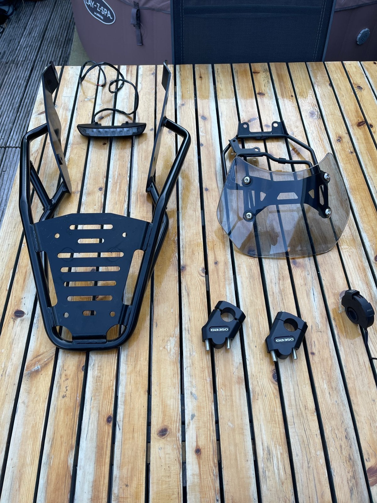 Set accessoires GB350S, Ophalen