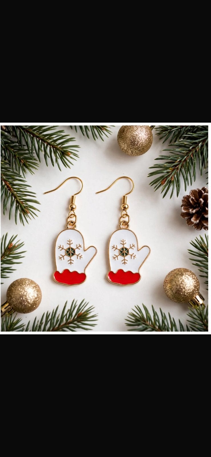 À vendre très jolie boucles d’oreilles Noël, Bijoux, Sacs & Beauté, Enlèvement ou Envoi, Autres matériaux, Pendantes, Neuf