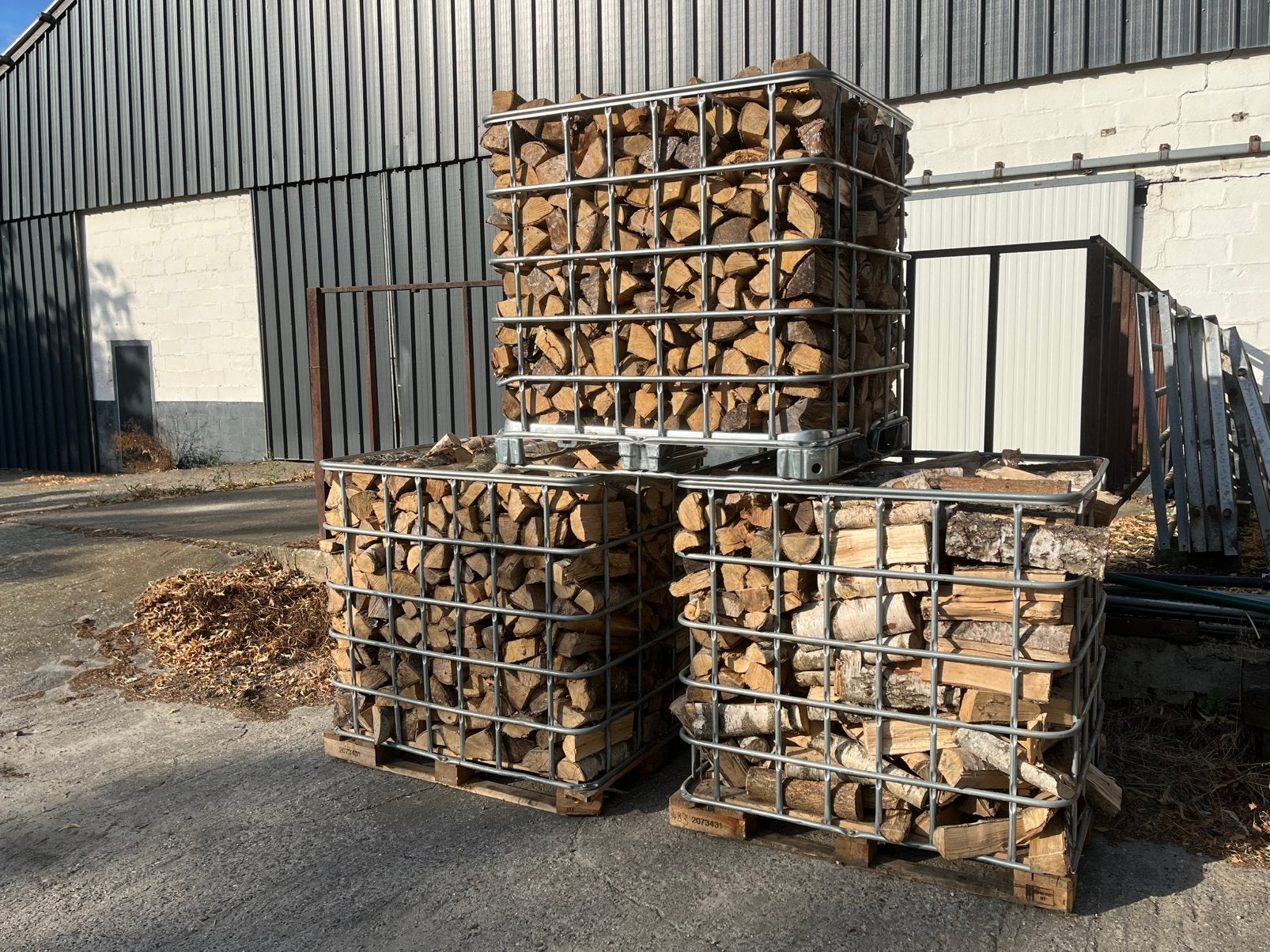 Droge Berk, 3 tot 6 m³, Ophalen, Berkenhout, Stammen