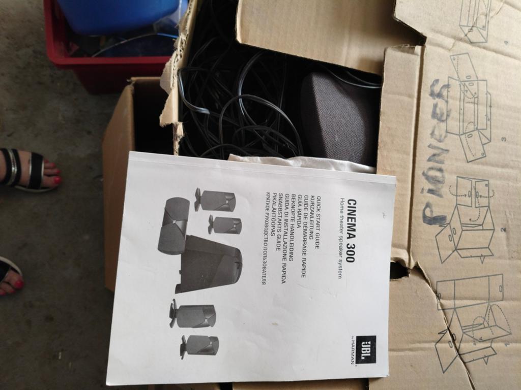 Subwoofer met surround boxen voor tv, Musique & Instruments, Enlèvement