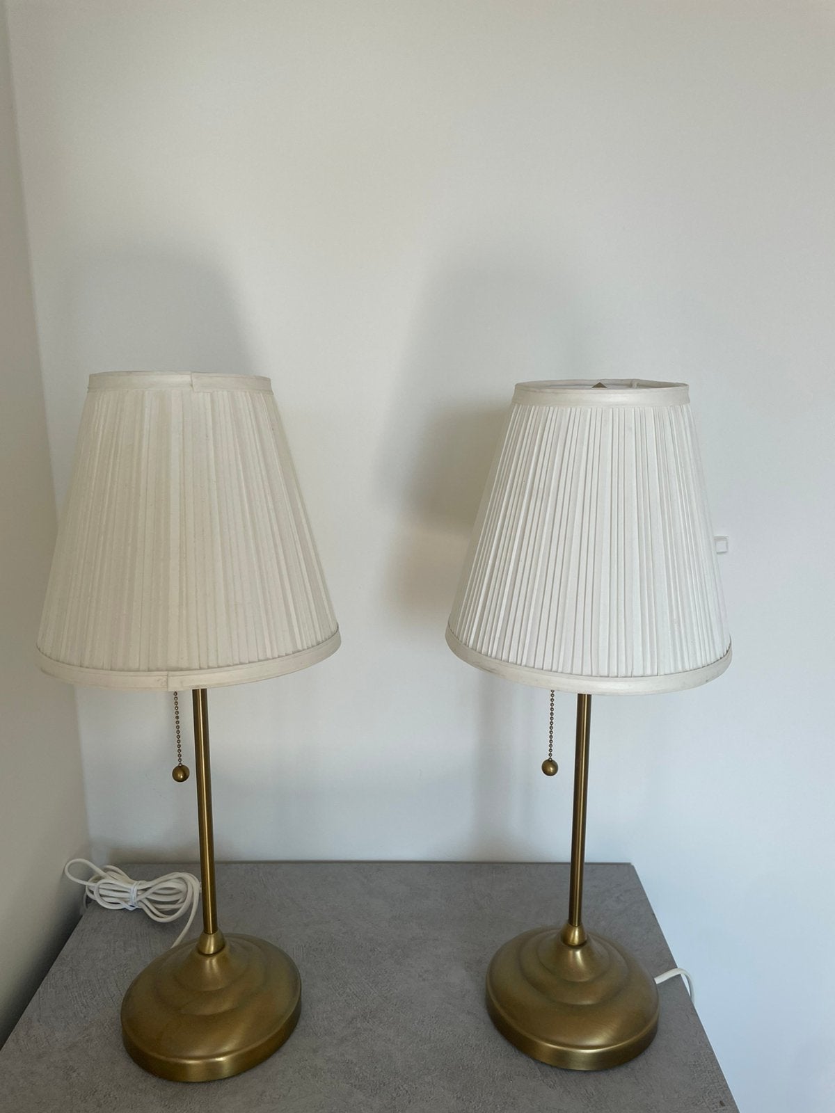 Tafellampen, Huis en Inrichting, Lampen | Tafellampen, Ophalen, Wit, Zo goed als nieuw, IKEA