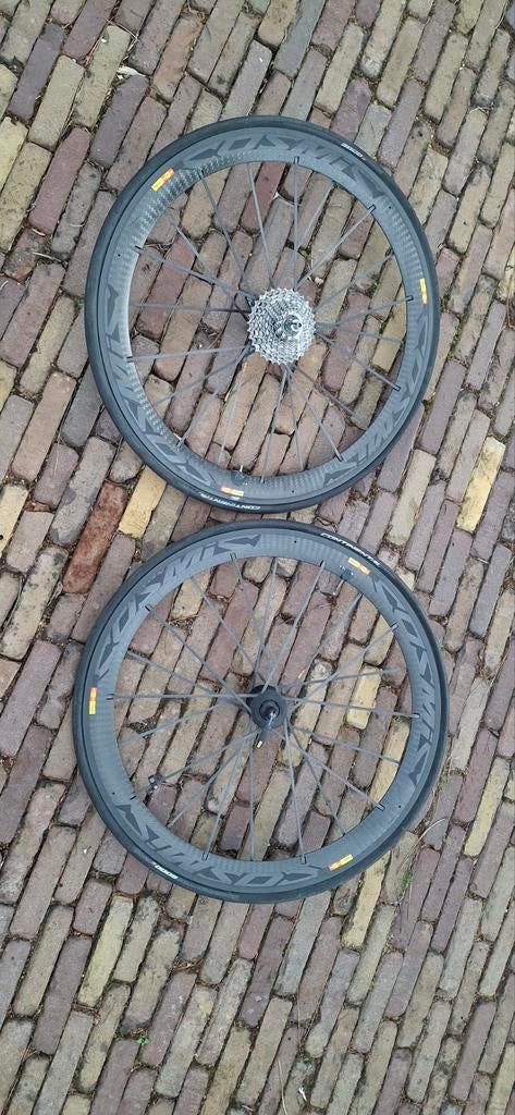 mavic cosmic slr met crabon spaken, Enlèvement ou Envoi, Roue