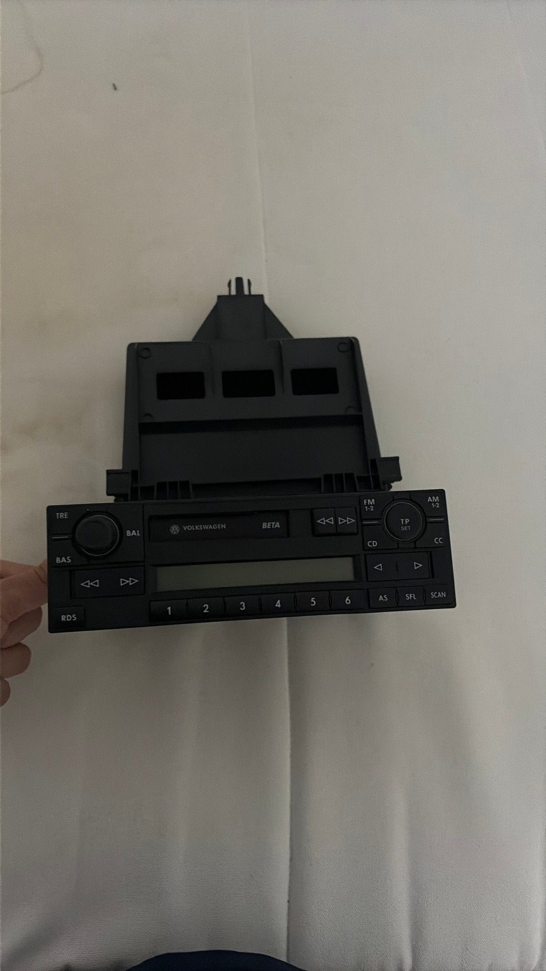 Autoradio d’origine Volkswagen Polo 9N (2002), TV, Hi-fi & Vidéo, Chaîne Hi-fi, Enlèvement, Comme neuf, Autres marques