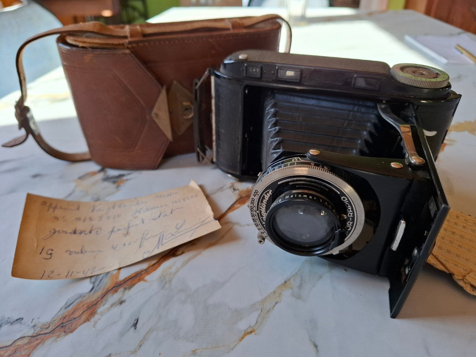 Ancien appareil photo, Enlèvement