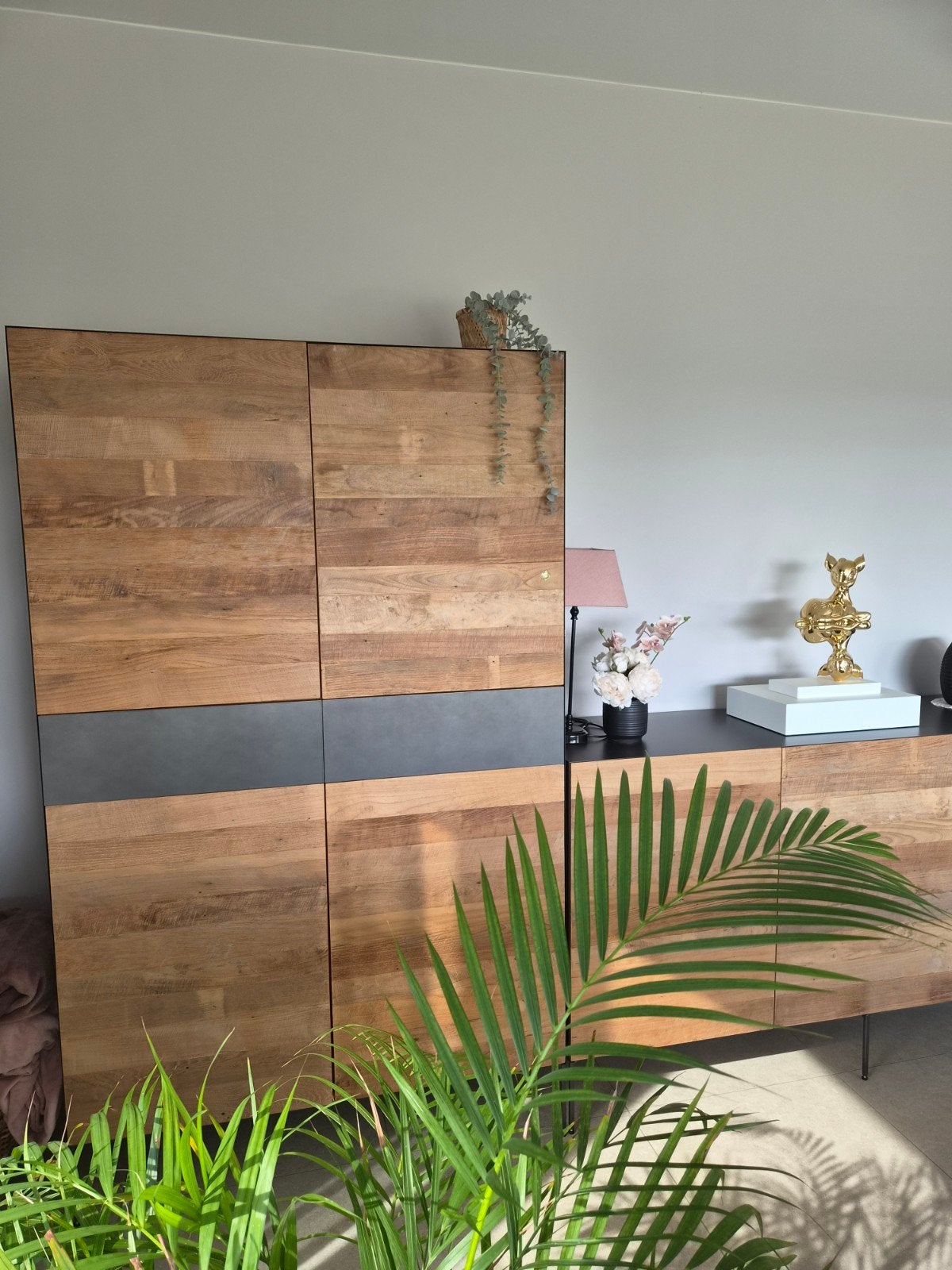 Barkast en dressoir van Sarah Mo, gerecycleerd teakhout, Ophalen, Teakhout
