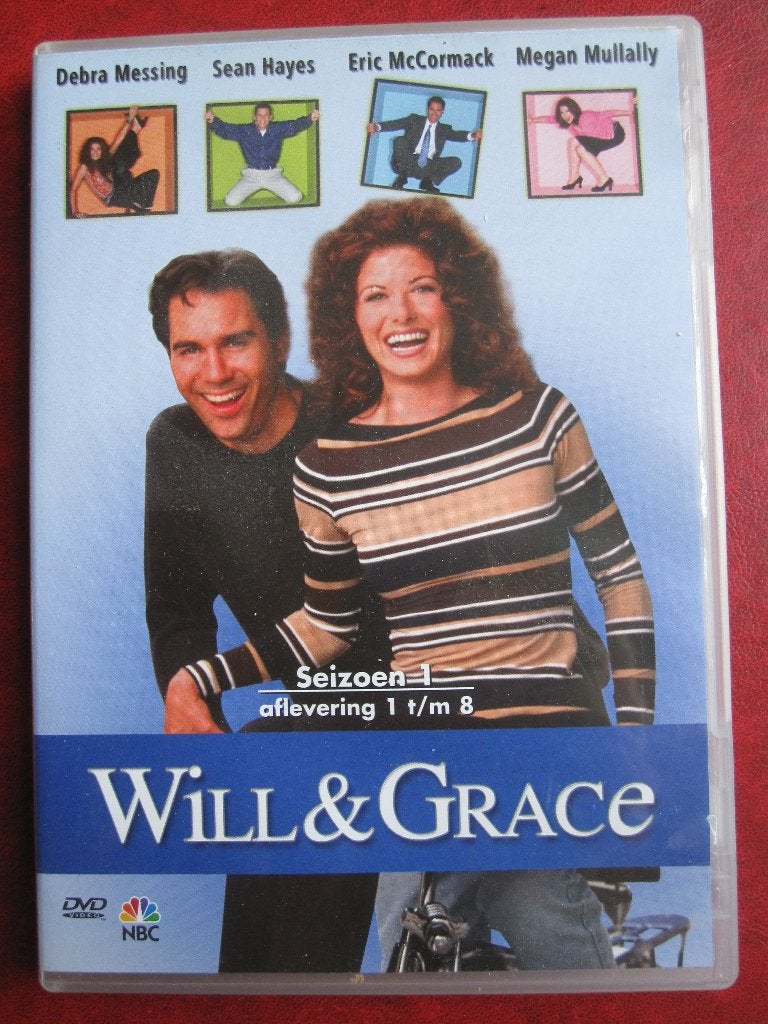 Will & Grace Seizoen 1 - Aflevering 1 t/m 8, Engels, Seizoen 1, Alle leeftijden, Nederlands