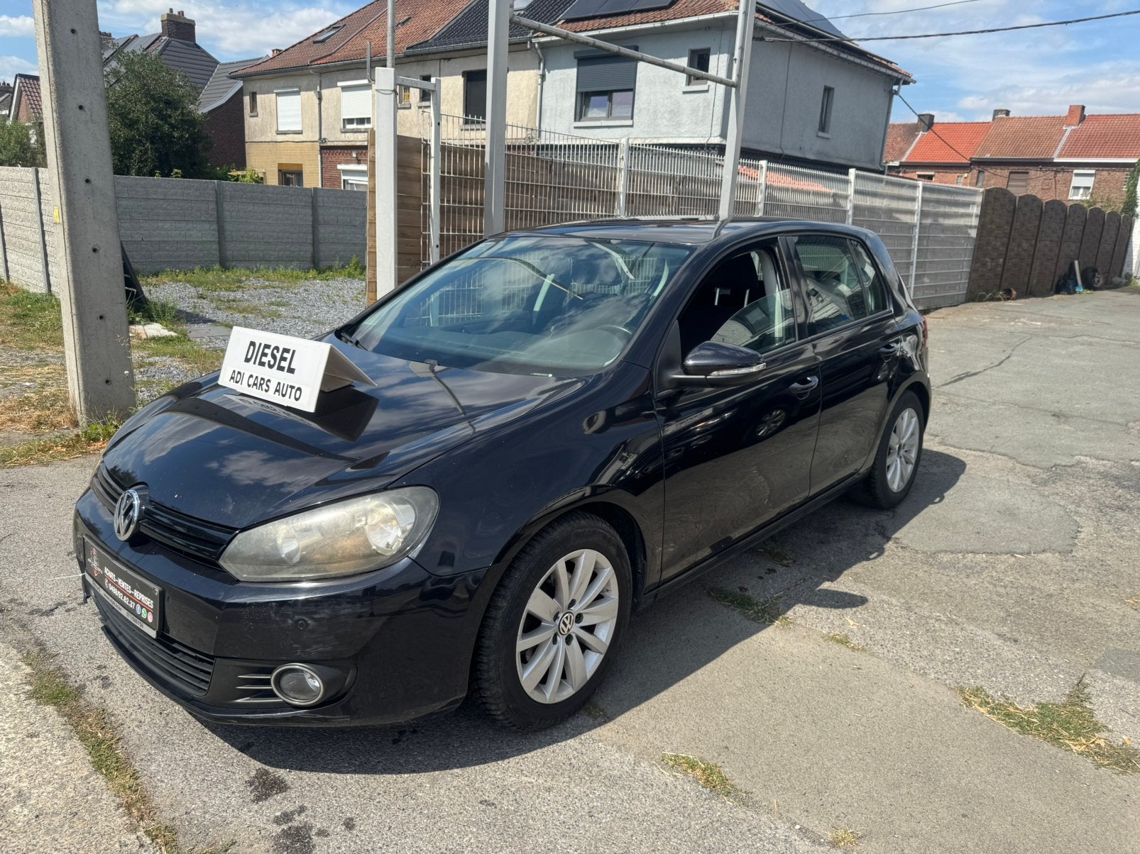 Vw golf 6 1.6 diesel 2011 euro 5 275.000km bluemotion, Euro 5, Entreprise, Boîte manuelle, Noir