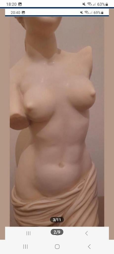 Prachtig beeld van Venus de Milo genummerd, Ophalen