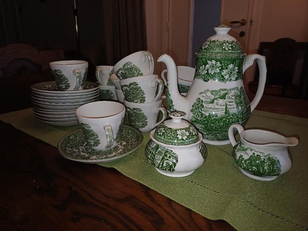 engels eet en koffieservies, Enlèvement, Comme neuf