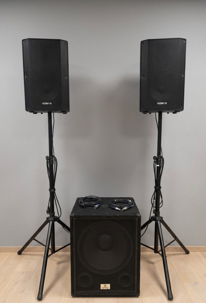 Louez un système audio et un caisson de basses pour une fête, Enlèvement, Comme neuf