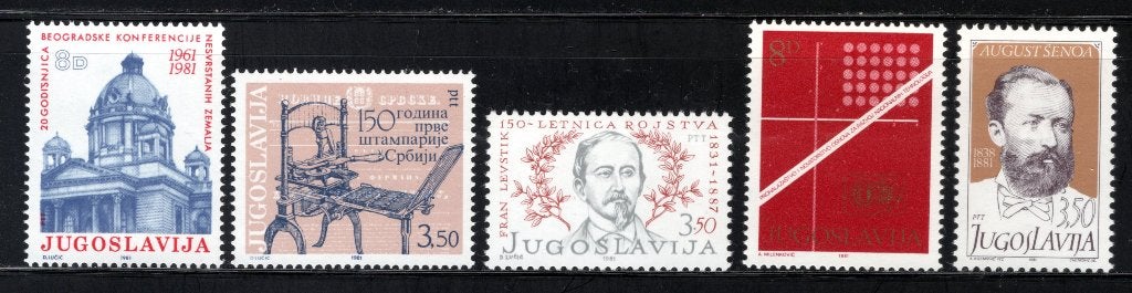 JOEGOSLAVIE Lot 1981 MNH, Verzenden, Joegoslavië, Postfris