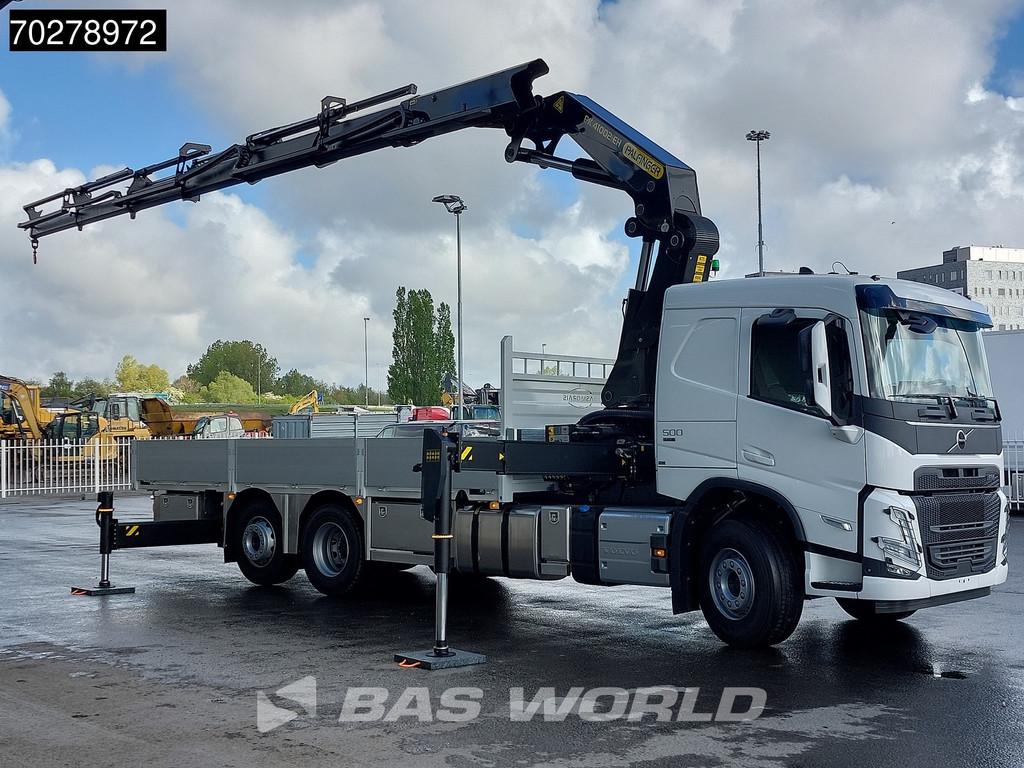 Volvo FM 500 6X2 NEW! Palfinger PK41002 EH Crane Kran Lift+S, Auto's, Vrachtwagens, Automaat, Stof, Euro 6, Wit