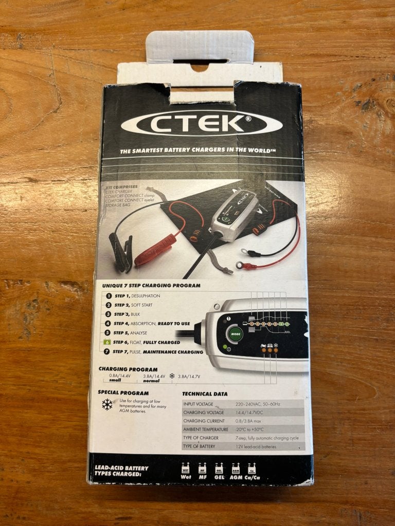 CTEK MXS 3.8 automatische acculader, Gebruikt