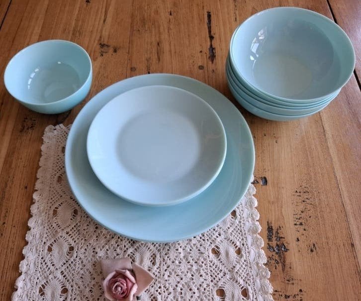 Onderdelen servies Diwali Turquoise Luminarc, Maison & Meubles, Cuisine | Vaisselle, Utilisé, Autres types, Autres styles, Autres matériaux
