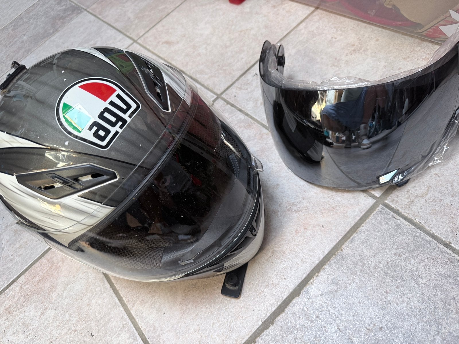 agv integraalhelm, M, Verzenden, Dames, Tweedehands