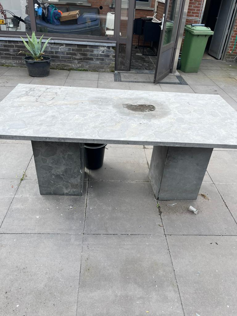 Arduine tafel, Tuin en Terras, Tuintafels, Ophalen, Gebruikt, Rechthoekig, Overige materialen