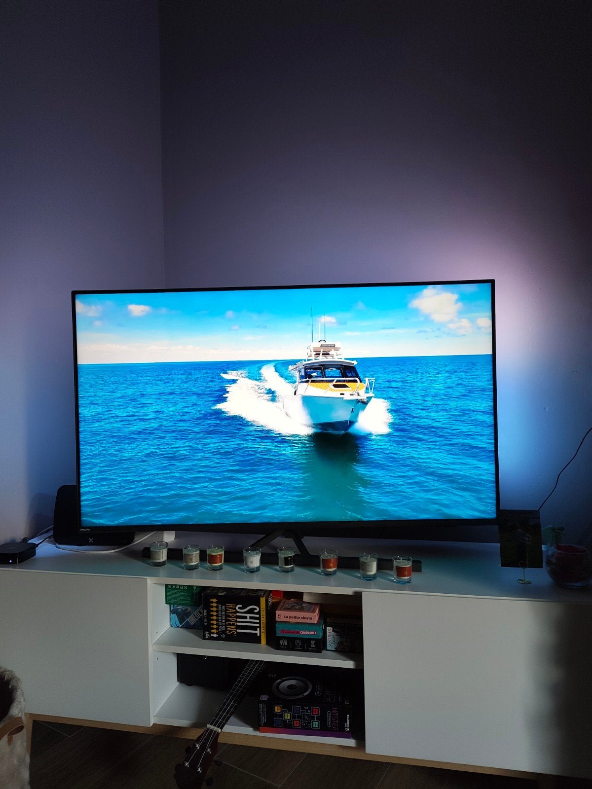 Smart TV Philips 4K Ambilight 50 pouces, Audio, Tv en Foto, Ophalen, Philips, LED, Zo goed als nieuw