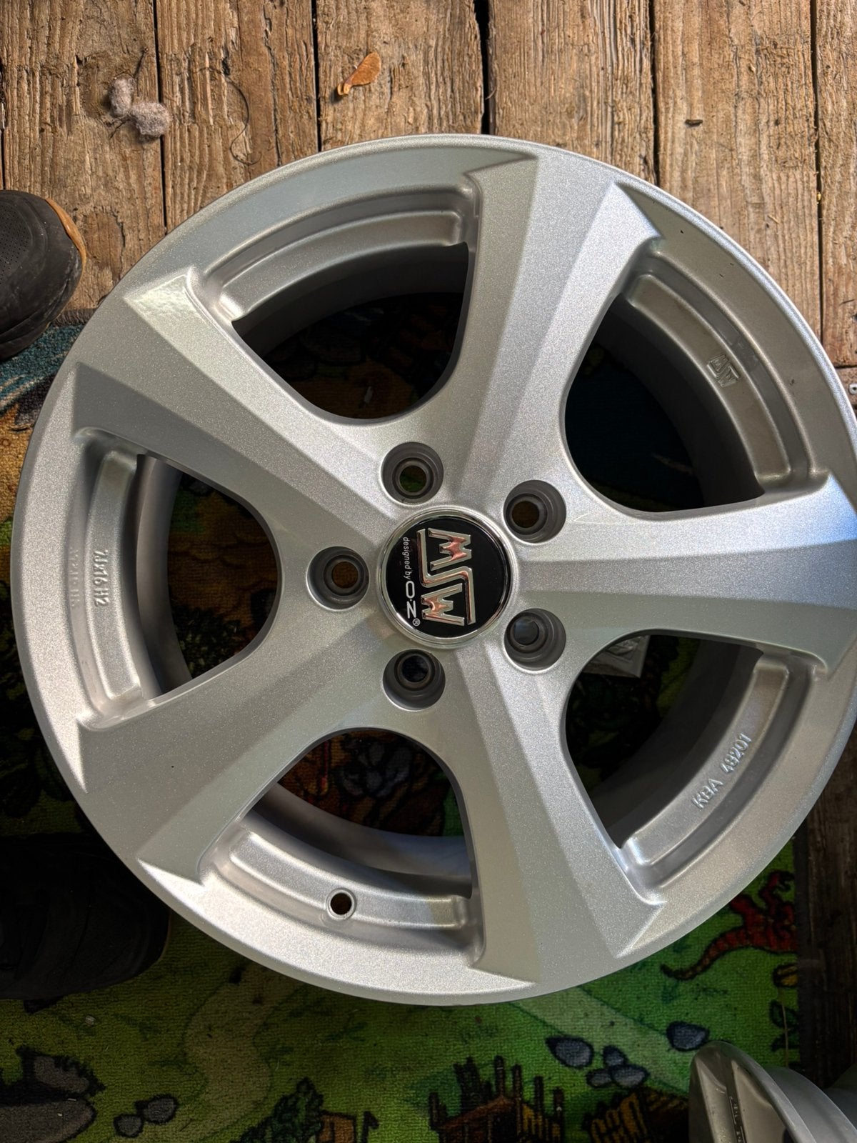 Nieuwe Oz velgen MSW maat 5x115, Ophalen, Velg(en), 16 inch, Nieuw