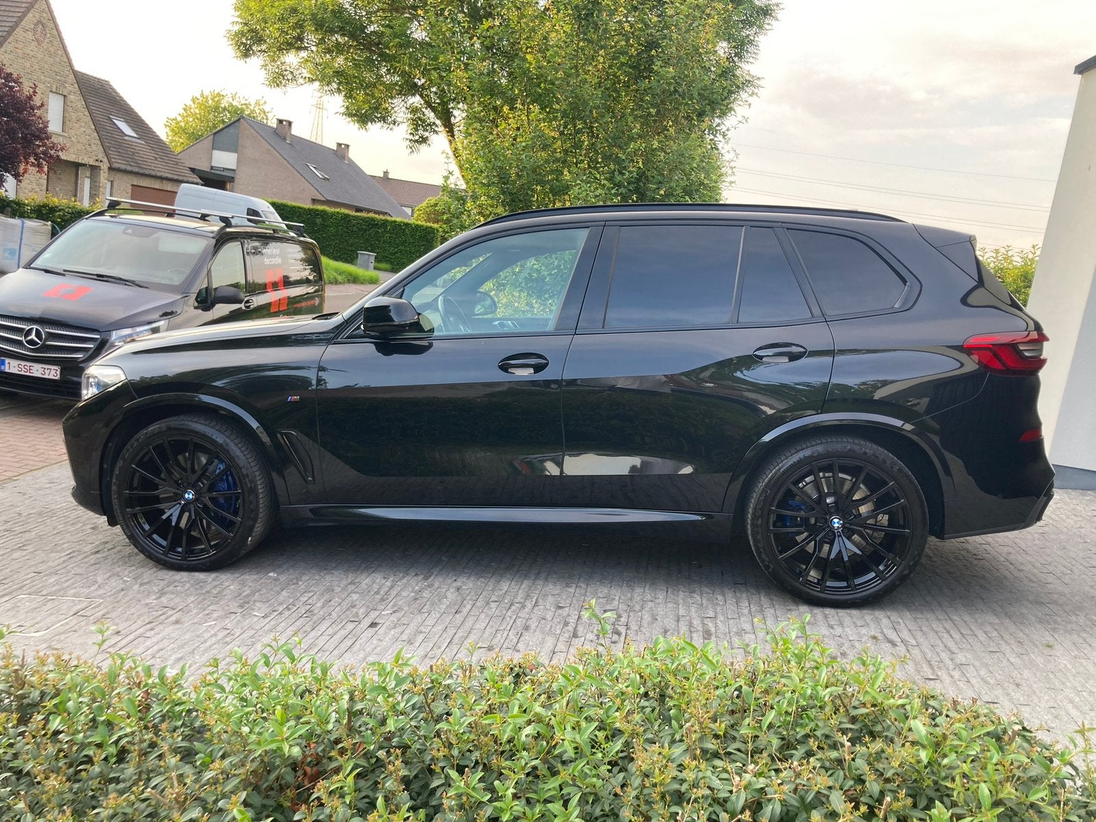 BMW x5 m50d. FULL FULL option!!, Automaat, Zwart, Leder, Bruin