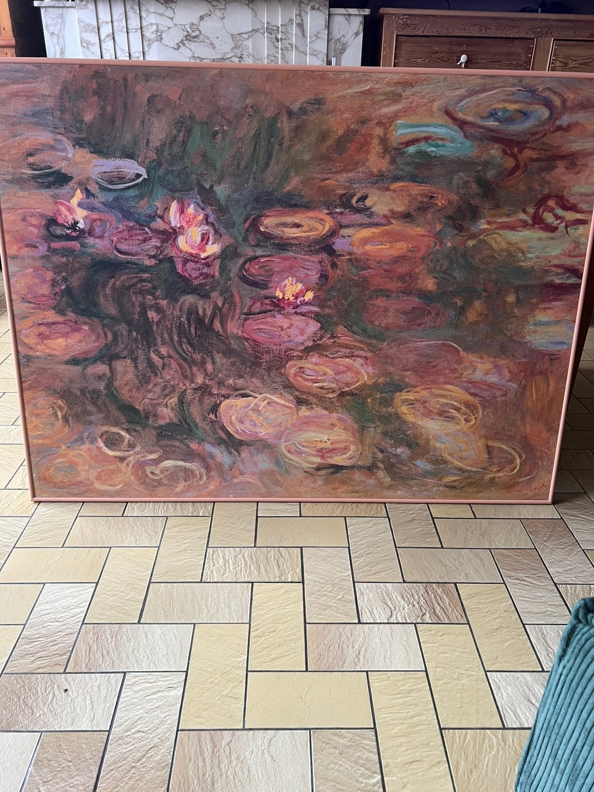 Schilderij Claude Monet, Enlèvement