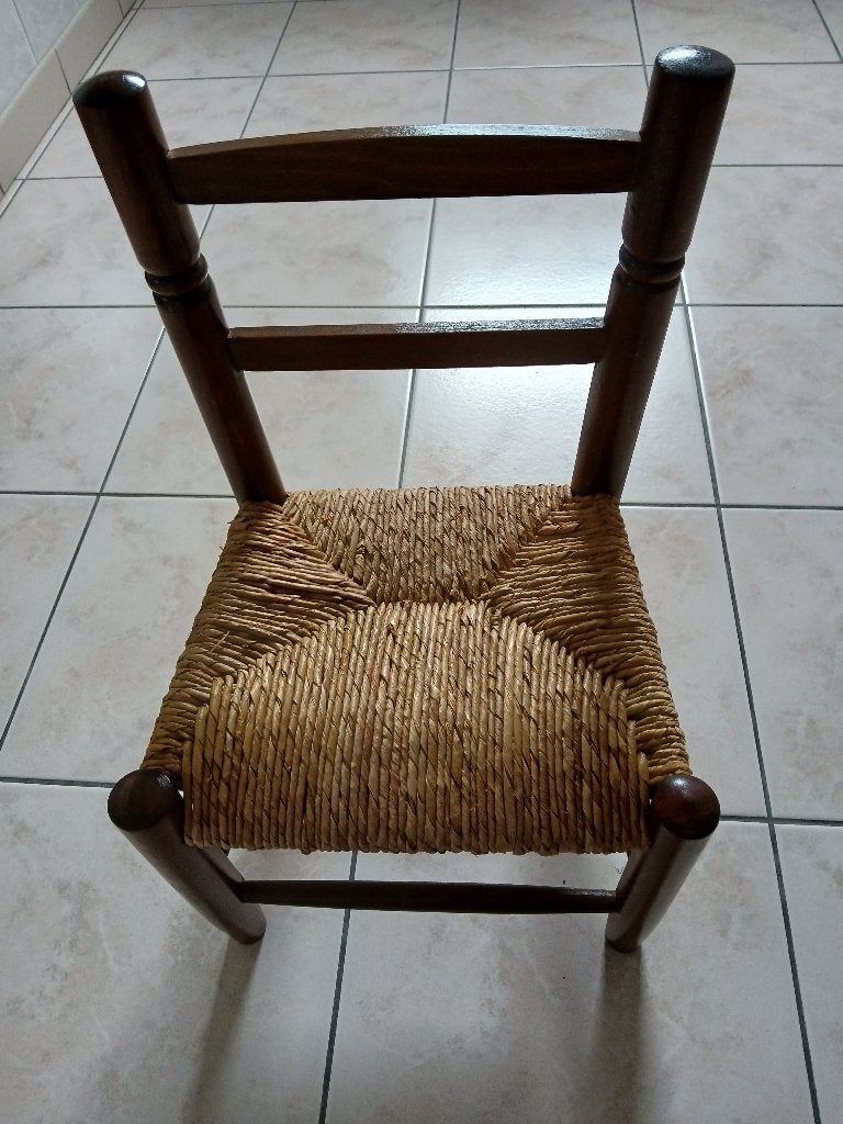 Nieuw houten stoeltje met rieten zitvlak, Ophalen, Nieuw, Stoel(en)
