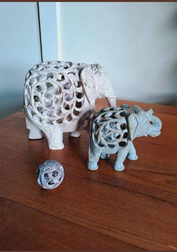 Mooie olifant beeldjes, Ophalen of Verzenden